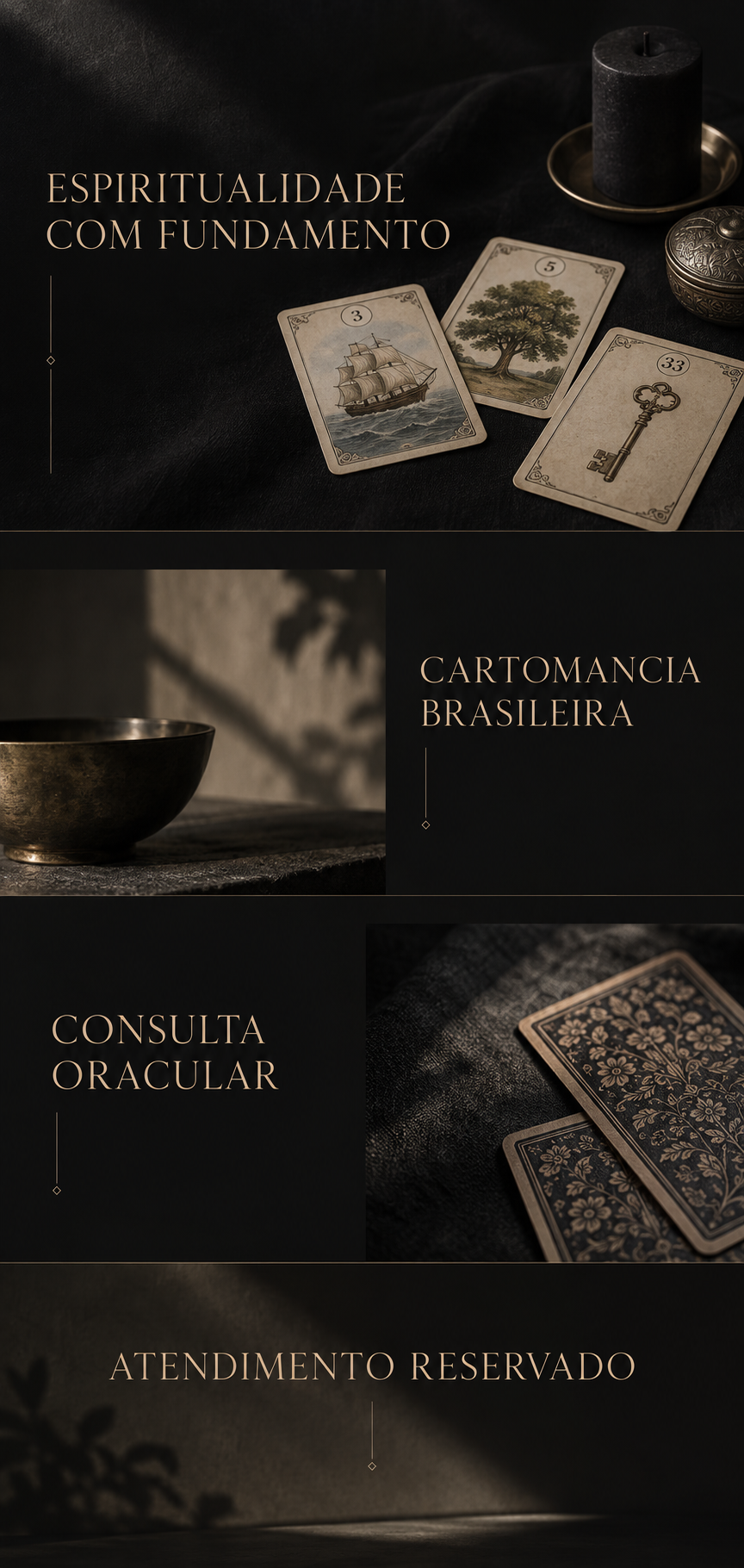 Exemplo completo de landing page para Espiritualidade